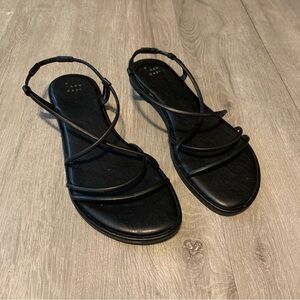 a new day Women’s Summer Women’s Beach Black Sandals New without Tags